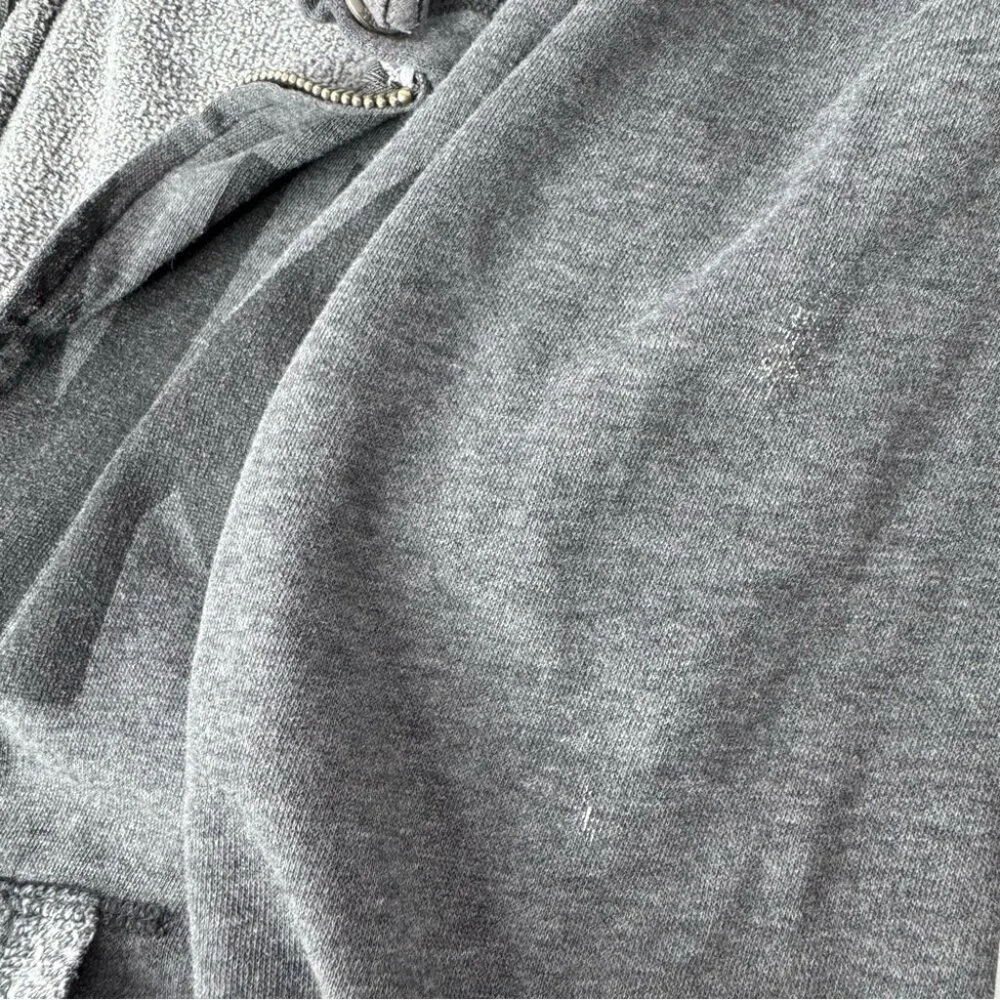 Victoria secret pink sweater hoodie ombré sunset 86 on back zip up zipper grey - Picture 9 of 11